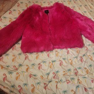 Faux fur coat
